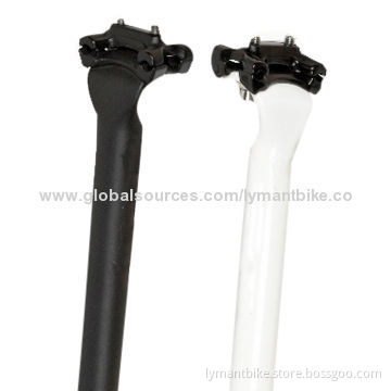 Bicycle Seat Post, Made of Aluminum Alloy 3D Forged, with Carbon, Diameter of 27.2/30.8/31.6mm